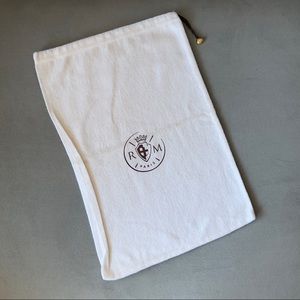 RM Drawstring Vintage White Dust Bag 14.5x10 inches
